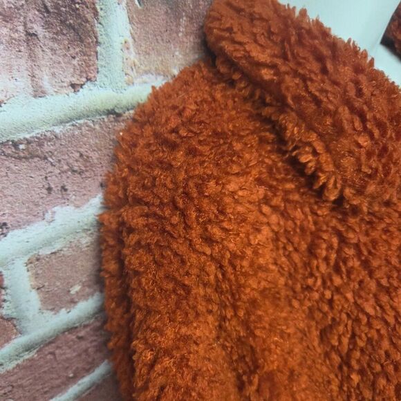 Women's EXPRESS Full Zip Sherpa Teddy Jacket XS/Small - Picture 4 of 7